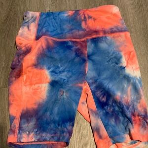 Blue pink and white bicker shorts